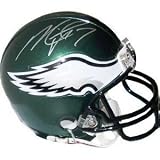 GAI Authentic Michael Vick Autograph Philadelphia Eagles Mini Helmet w/ Display Case