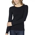 Merona&reg; Long Sleeve Tee - Ebony