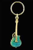 Acoustic Roundback Guitar Key Chain - Blue - B001J1ELTA
