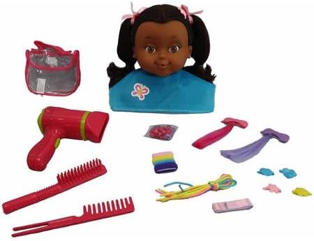 Positively Perfect Beauty Collection Beautiful Brianna Styling Head (Assorted Smock Color)