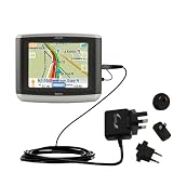 International Wall / AC Charger for the Magellan Maestro 3100 - Gomadic Brand w/ TipExchange Technology