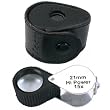 15X Jewelers Loupe Chrome Diamond Watch Coin Stamp New
