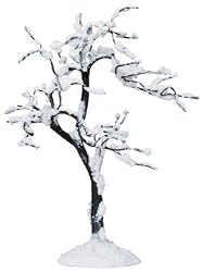 9" Lemax Christmas Village Snowy Alamo Tree #84788