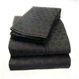 Natori Black Crest Companions 300-Thread-Count Pillowcase Pair