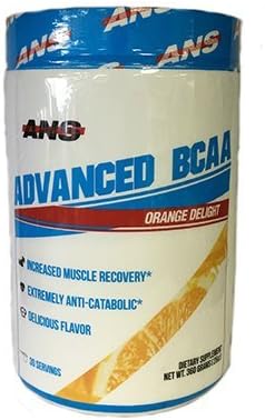 Advanced BCAA Powder 30serving Orange Delight - 10:1:1 Instantized BCAA Complex