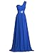 Get Bridesmaid Dress 1-2 Days From Fashion Plaza One-Shoulder Chiffon D0126
