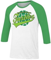 Mens Teenage Mutant Ninja Turtles Raphael Baseball T-shirt