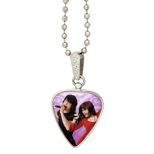 Camp Rock Guitar Pick Pendant Necklace - 18