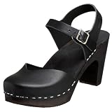 swedish hasbeens Womens 434 Covered Super High Clog