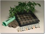 Indoor Culinary Herb Garden Starter Kit - Everything You Need to Start Growing Fresh Cooking Herbs & Spices - Great Gift Idea! - Seeds: Parsley, Thyme, Cilantro, Basil, Dill, Oregano, Sweet Marjoram, Chives, Sabory, Garlic Chives, Mustard, Sage. Rated Top Herb Garden By Wall Street Journal Weekend Journal & Five Star Review Editors Choice