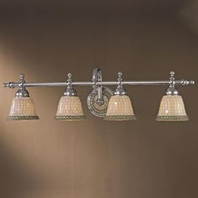 Minka 6054-77 Piastrella 4 Light Bath Bar, Chrome by Minka