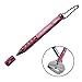 Pink TruGroove Golf Club Groove Sharpener - Improved Backspin and Ball Control - Wedges and Irons - with 2 Free Color Matched Ball Markers - Made in USA