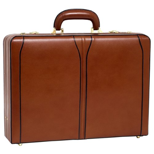 McKlein Turner Leather Expandable Attache Case