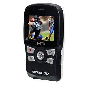 Click here to buy Aiptek 3D-HD High Definition 3D Camcorder (Black White) by Aiptek.