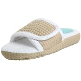 Dearfoams Womens Bliss Waffled Slide Slipper
