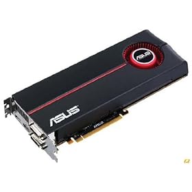 Asus ATI Radeon EAH 5870 Graphics Card PCI-e 1 GB GDDR5 Memory 2x DVI-I 1 GPU Full Retail