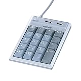 バッファローコクヨサプライ BUFFALO USB2.0Hub付テンキーボード USB接続 シルバー BTKU2H02SVA