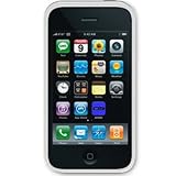 ezGear ezSkin landau for iPhone 3G with Screen Protector- Color Frost White