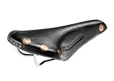 Brooks Saddles Team Professional Alpe D'Huez Bicycle Saddle (Men's, Chrome Rails, Black)
