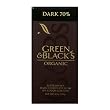 Green & Black's Organic Chocolate Bar, Dark 70% Cocoa, 3.5-Ounce Bars (Pack of 10)