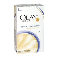 Olay Body Ultra Moisture Bath Bar, Vanilla Indulgence, 6 Count, 4.25 Ounce