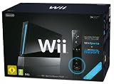 Console Wii noire + Wii Sports + Wii Sports Resort + T�l�commande Wii Plus noire