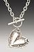 Silver Spoon Vintage Lilly of the Valley Heart Charm Necklace Lila NSC