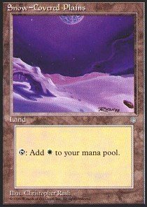 Magic: the Gathering - Snow-Covered Plains - Ice Age