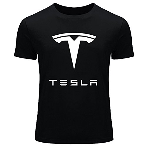 Tesla Mens Printed Short Sleeve tops t shirts