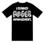 Funny T-Shirts (I Flunked Anger Management) Humorous Slogans Comical Sayings Shirt; Great Gift Ideas for Adults, Men, Boys, Youth, & Teens, Collectible Novelty Shirts