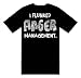 Funny T-Shirts (I Flunked Anger Management) Humorous Slogans Comical Sayings Shirt; Great Gift Ideas for Adults, Men, Boys, Youth, & Teens, Collectible Novelty Shirts