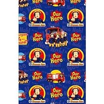 Fireman Sam Giftwrap (2) and Tags (2)