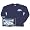 Adirondack Frostbite Hockey Dual Logo Long Sleeve T-Shirt - Navy - Small