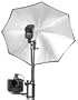 ALZO Flip Flash � Bracket Umbrella Kit w/H-Bar - Achieve studio quality images with your Portable Flash Speedlight - for all DSLR