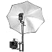 ALZO Flip Flash � Bracket Umbrella Kit w/H-Bar - Achieve studio quality images with your Portable Flash Speedlight - for all DSLR