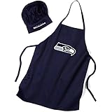 NFL Seattle Seahawks Chef Hat and Apron Set
