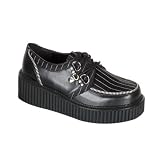 Search : Demonia Womens Loafers Creeper-113 pin stripe Size 4.5 UK