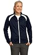 Ladies Colorblock Tricot Track Jacket