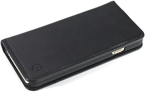 Cases for iPhone 6S, GELITE Genuine Leather Wallet Case, Premium Folio Flip Book Cases with Credit Card Slots & Stand, Magnetic Closure for iPhone 6s / 6, 4.7 Inch (Black)