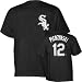Men`s Chicago White Sox #12 A.J. Pierzynski Name and Number Tshirt - M