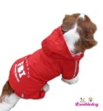 LOVABLEDOG レインコート 犬用 レッド (5号) レインコート