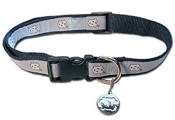 North Carolina Tar Heels NCAA Dog Collar Size M/L