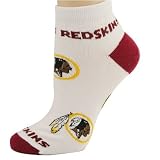 Washington Redskins Ladies White 6-11 Team Logo Ankle Socks