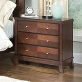 IMAGE OF Najarian Furniture BDVAL2NSW Valerie Nightstand in Walnut