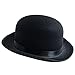 Black Derby Deluxe Costume Hat by Funny Party Hats (Derby Hat)
