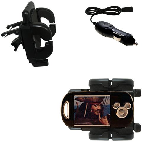 Disney Mix Stick DS17033 Car Vent Holder with Car Charger - Uses Gomadic TipExchange