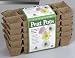 50 Pack Square Peat Pots (1.75 Inch Width x 1.75 Inch Height) #FS110