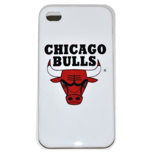 Chicago Bulls Hard Case for Apple Iphone 4g (At&t Only) Jc128l+ Free Screen Protector