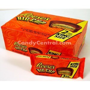 Reeses Big Cup Peanut Butter Cups King Size 32 Peanut Butter Cups