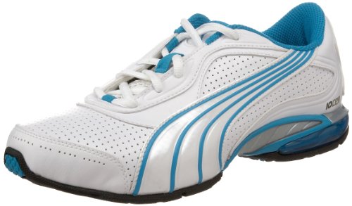 Puma Women's Cell Pavo Cross-Training Shoe,White/Hawaiian Ocean,10 B US